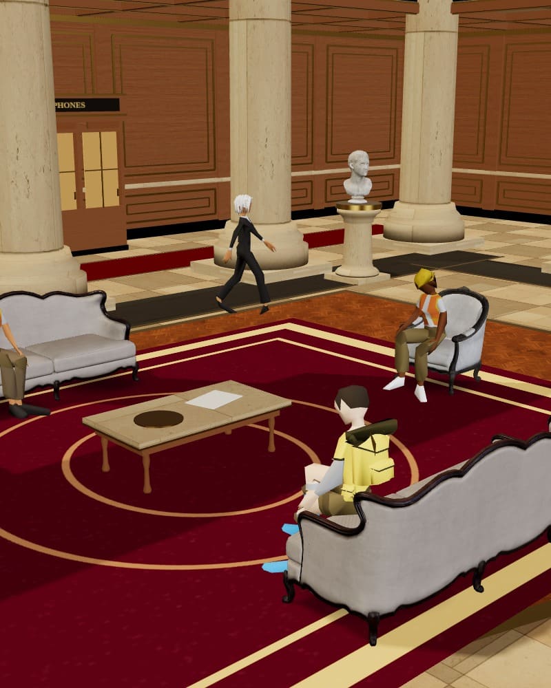 The Hall's lounge